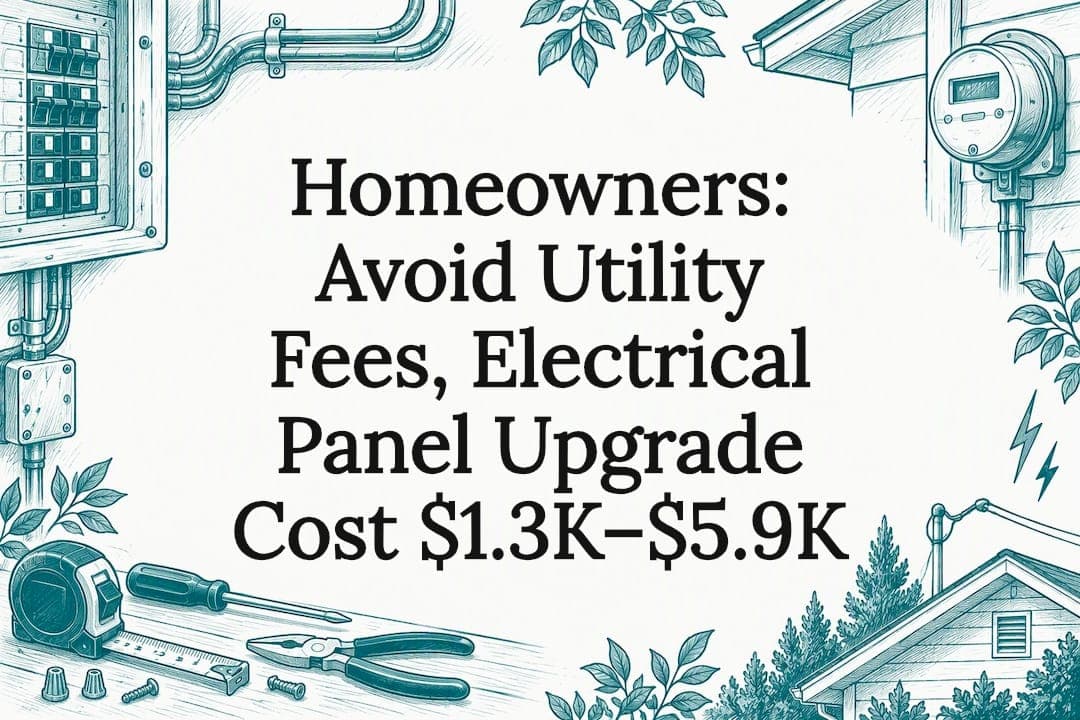 Homeowners: Avoid Utility Fees, Electrical Panel Upgrade Cost $1.3K–$5.9K