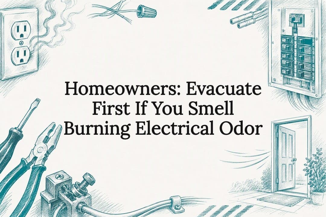 Homeowners: Evacuate First If You Smell Burning Electrical Odor