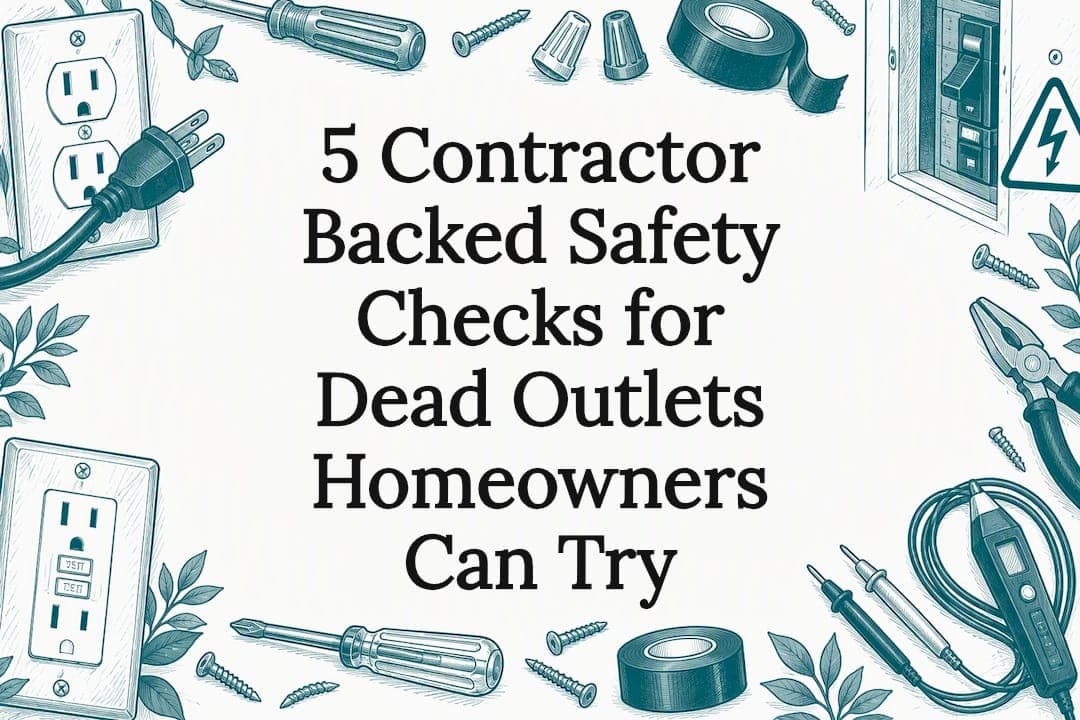 5 Contractor Backed Safety Checks for Dead Outlets Homeowners Can Try