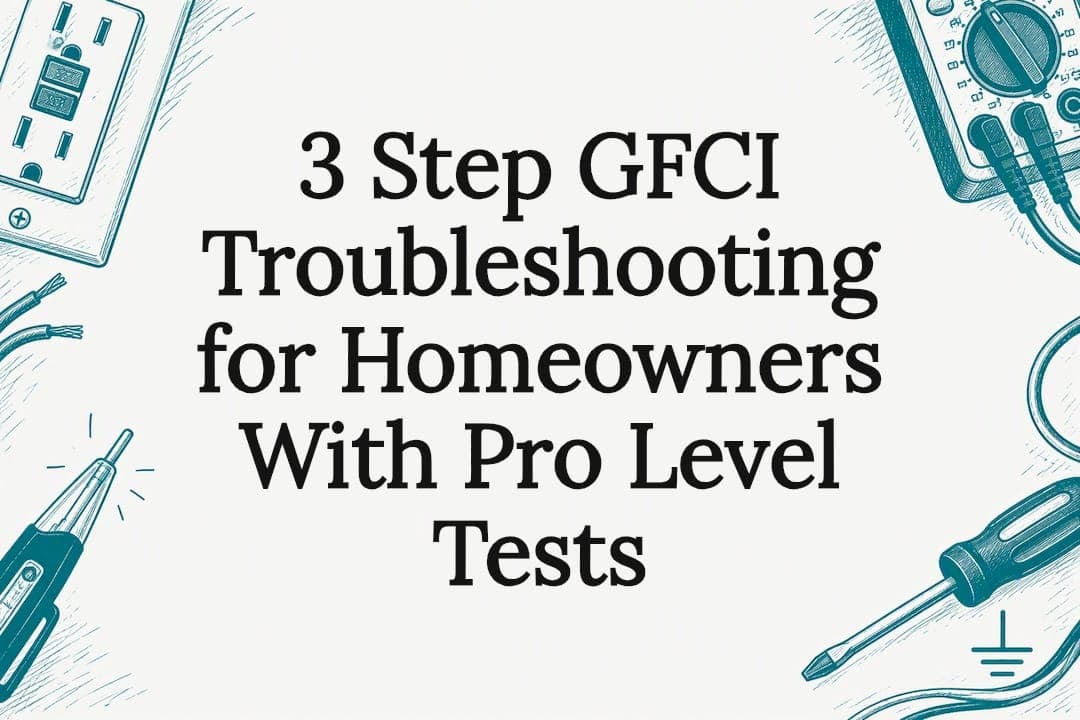 3 Step GFCI Troubleshooting for Homeowners With Pro Level Tests