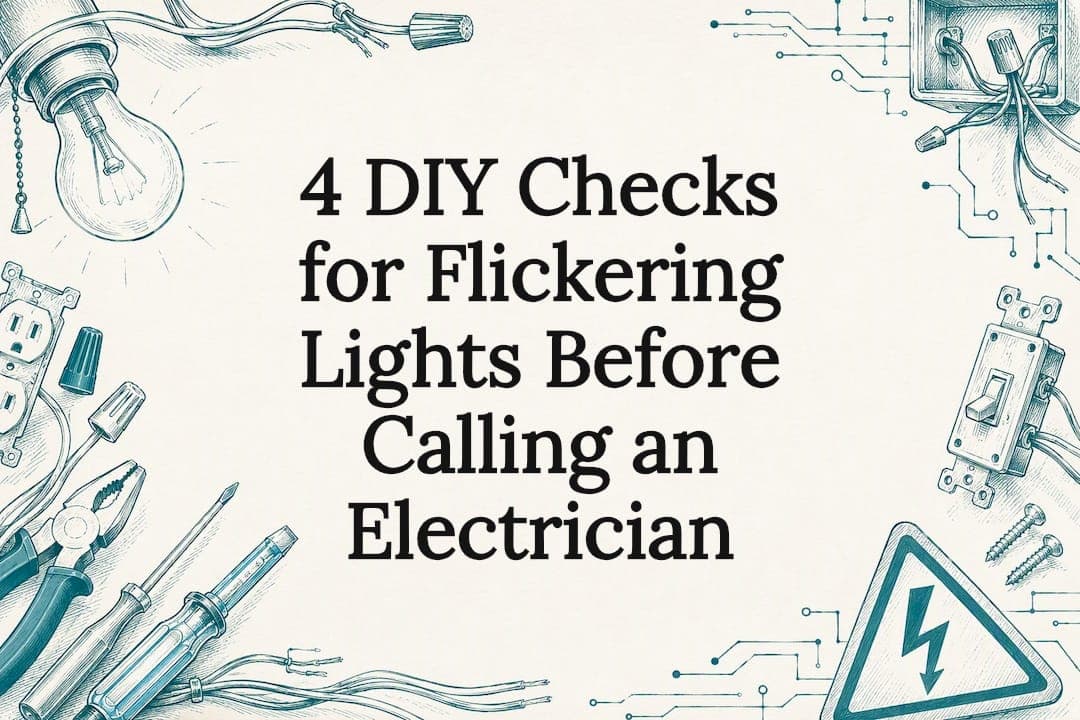 4 DIY Checks for Flickering Lights Before Calling an Electrician