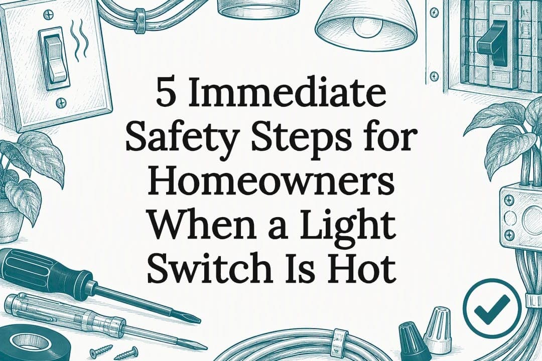 5 Immediate Safety Steps for Homeowners When a Light Switch Is Hot
