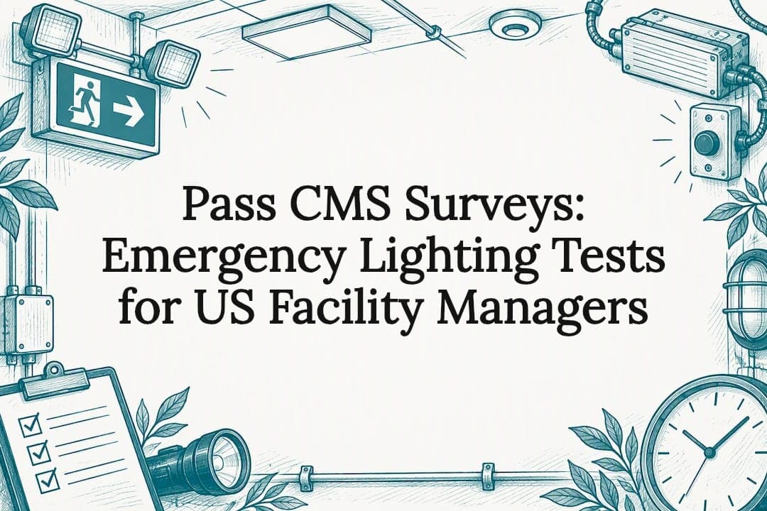 Pass CMS Surveys: Emergency Lighting Tests for US Facility Managers
