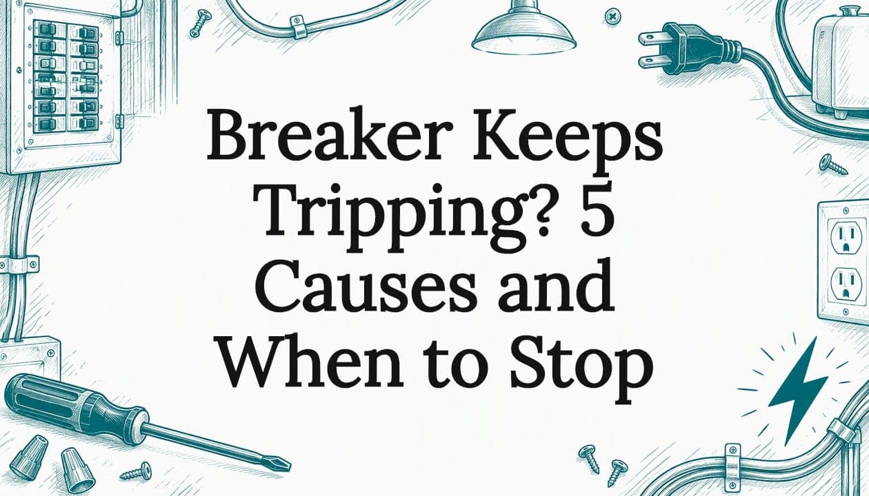 Breaker Keeps Tripping? 5 Causes and When to Stop
