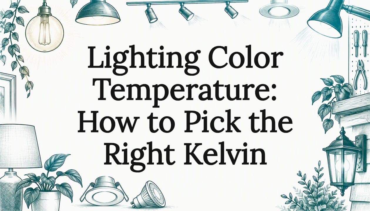 Lighting Color Temperature: How to Pick the Right Kelvin