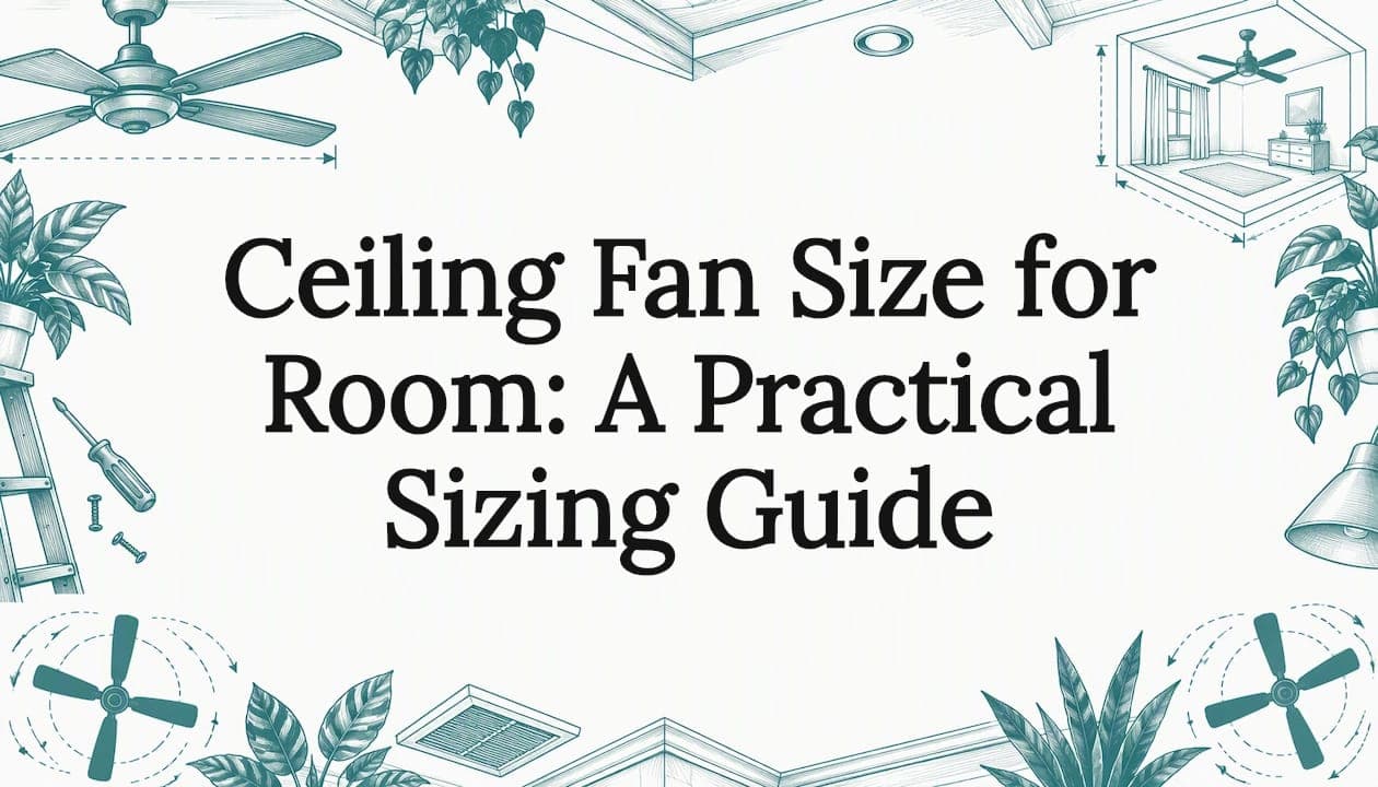 Ceiling Fan Size for Room: A Practical Sizing Guide