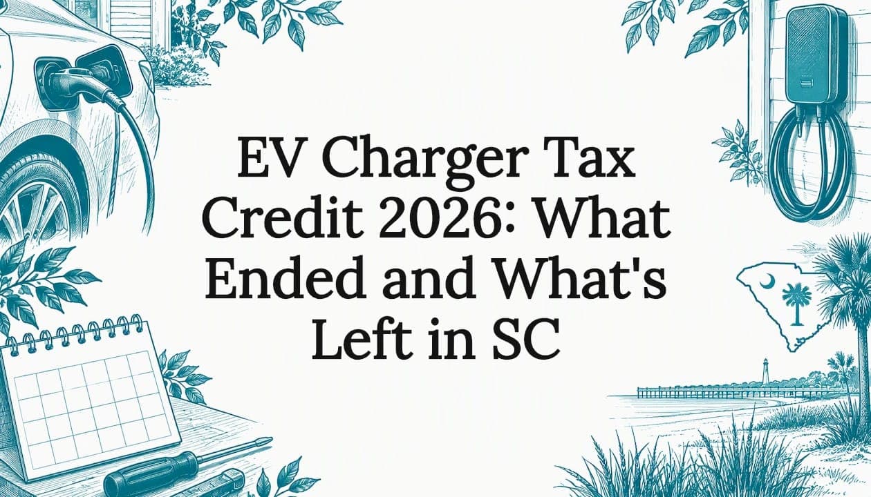 EV Charger Tax Credit 2026: What Ended and What's Left in SC