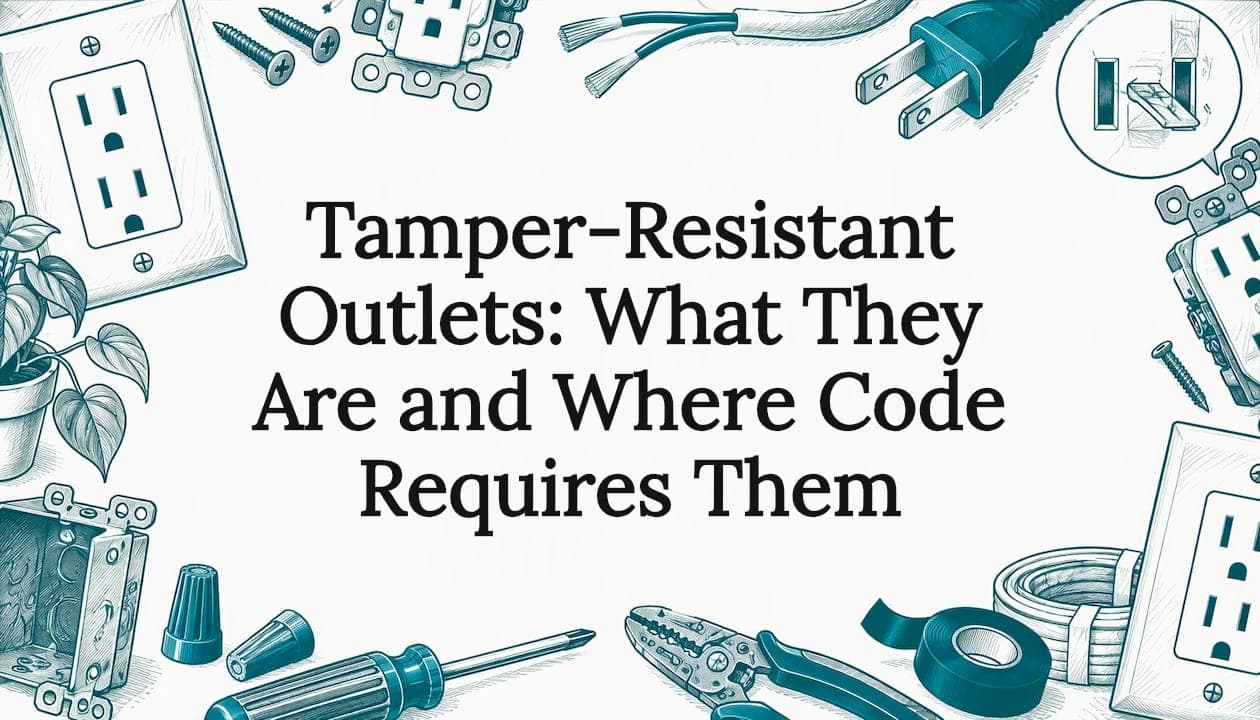 Tamper-Resistant Outlets: What They Are and Where Code Requires Them